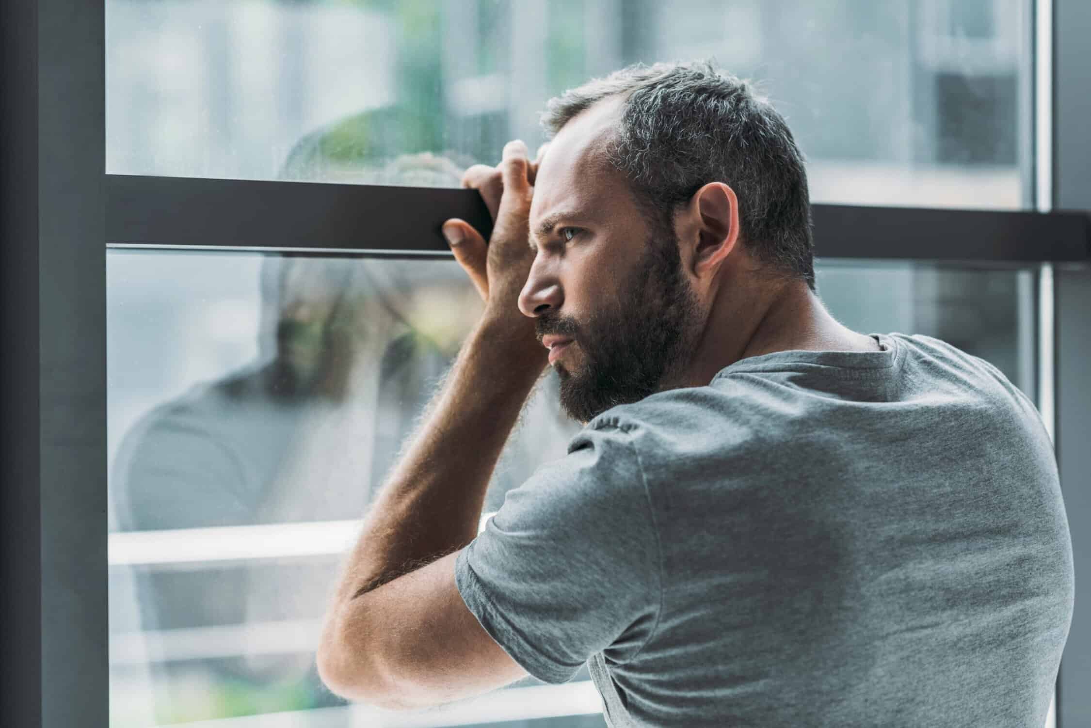 symptoms of depression in men