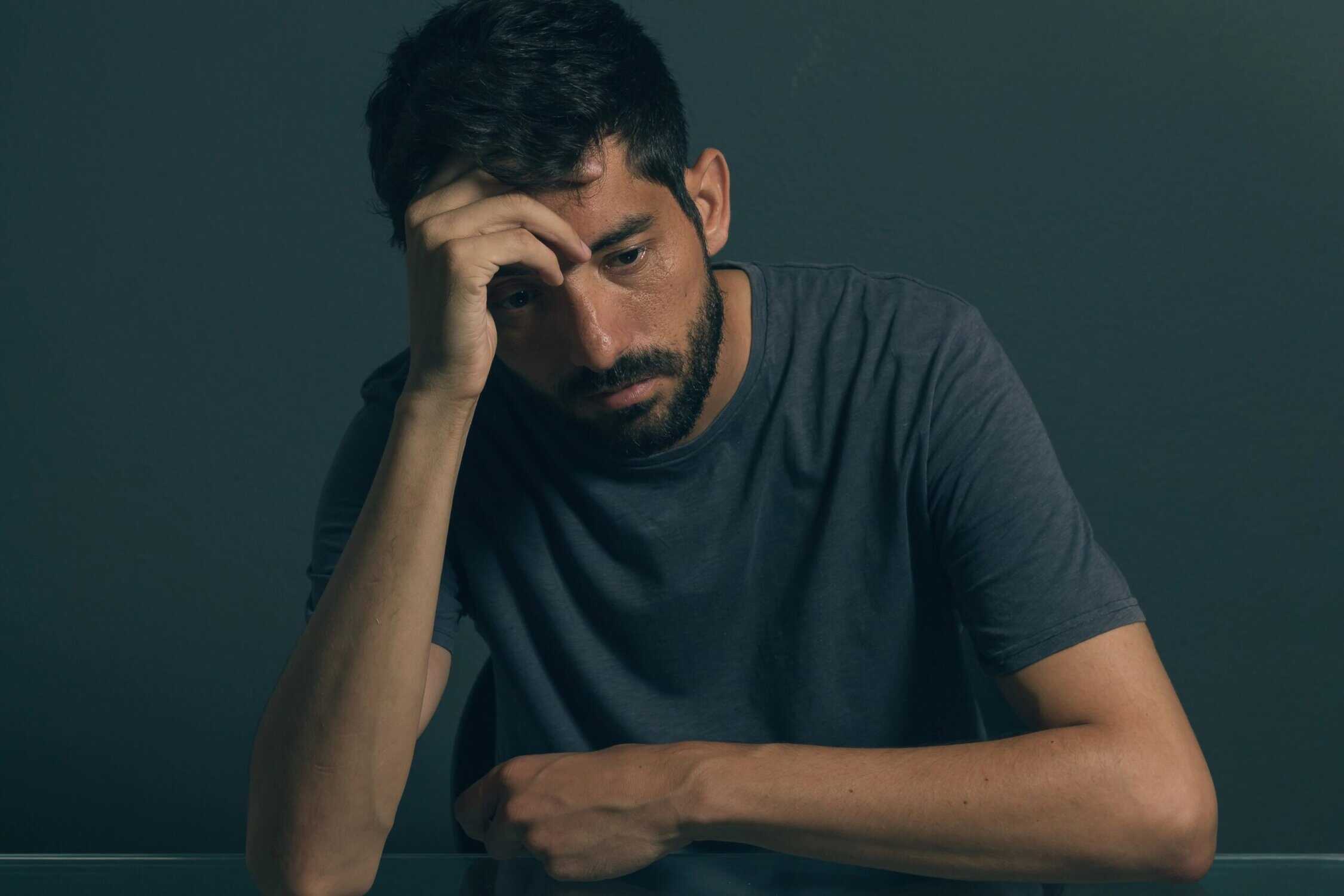 anxiety symptoms in men